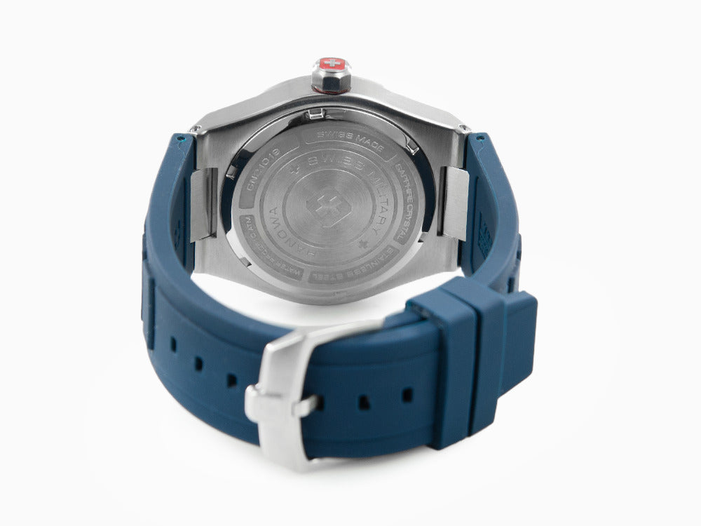 Super günstiger Sonderpreis Swiss Military Hanowa Land Sonoran Iguana Watch, Blue, Sell UK 44mm, - SMWGN2101 Quartz