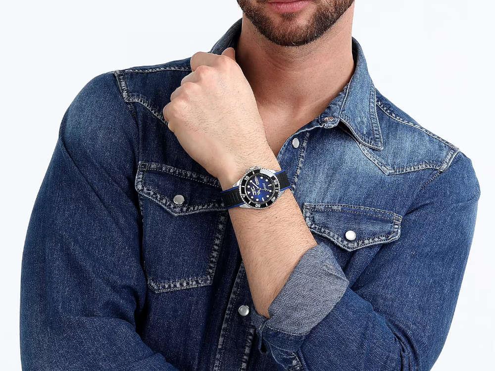 Sector No Limits 230 Automatic Watch, Blue, 43 mm, R322116003