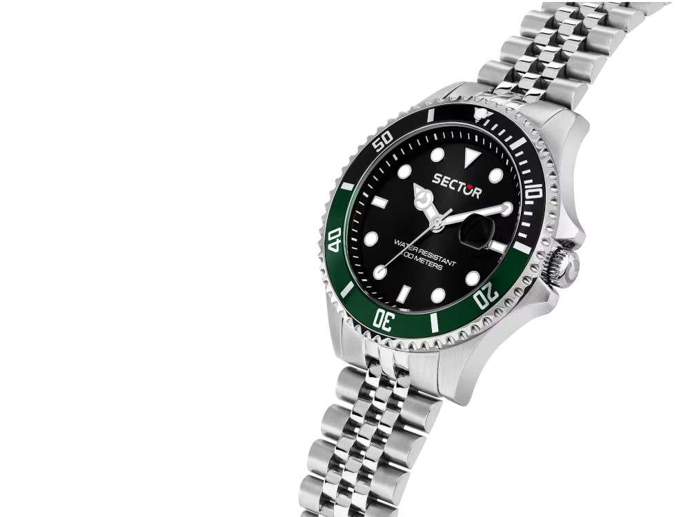 Sector No Limits 230 Quartz Watch, Black, 43 mm, R3253161052