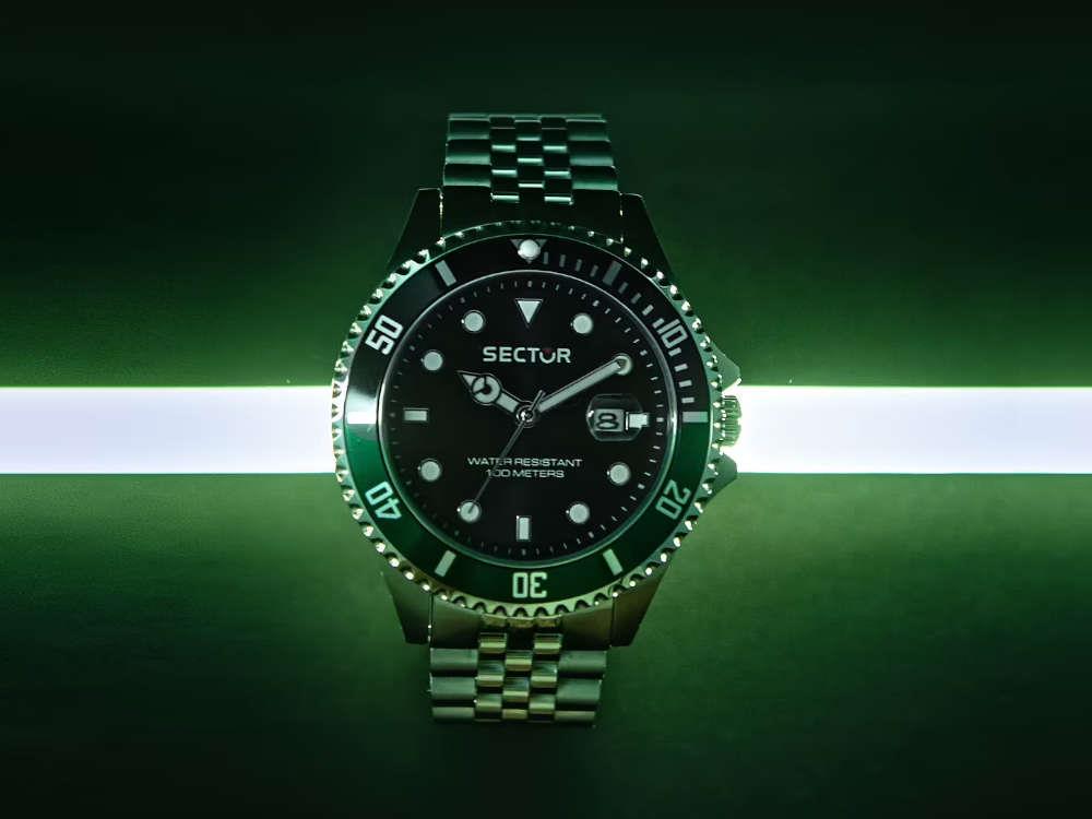 Sector No Limits 230 Quartz Watch, Black, 43 mm, R3253161052