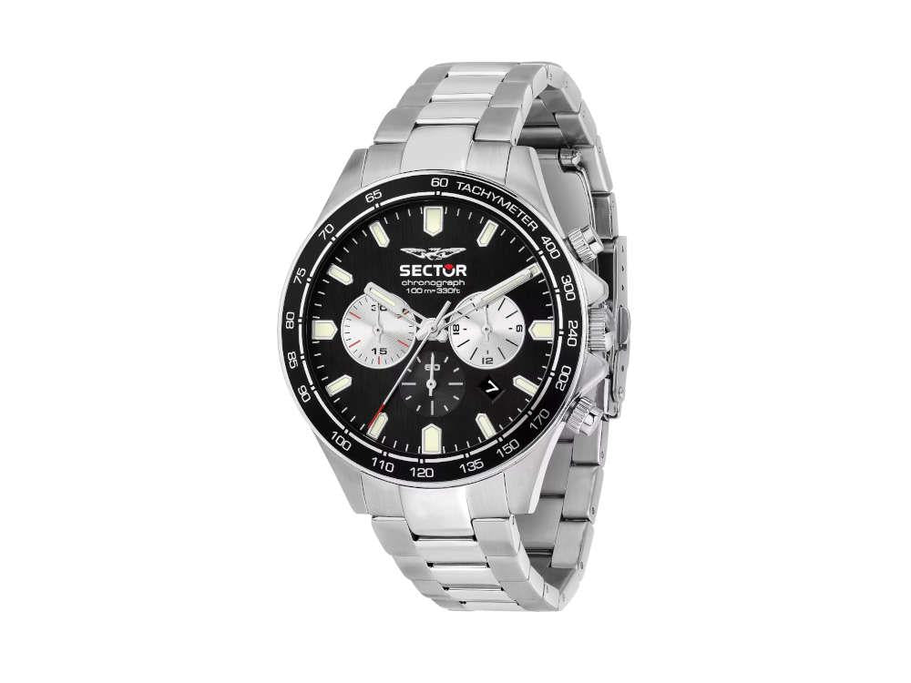 Sector No Limits 230 Quartz Watch, Black, 43 mm, R3273661050
