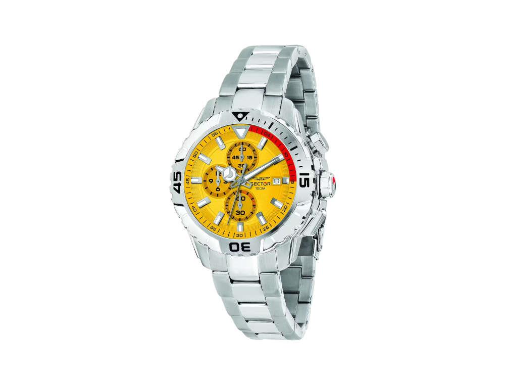 Sector No Limits Legend Quartz Watch, Yellow, 43 mm, R3273735002