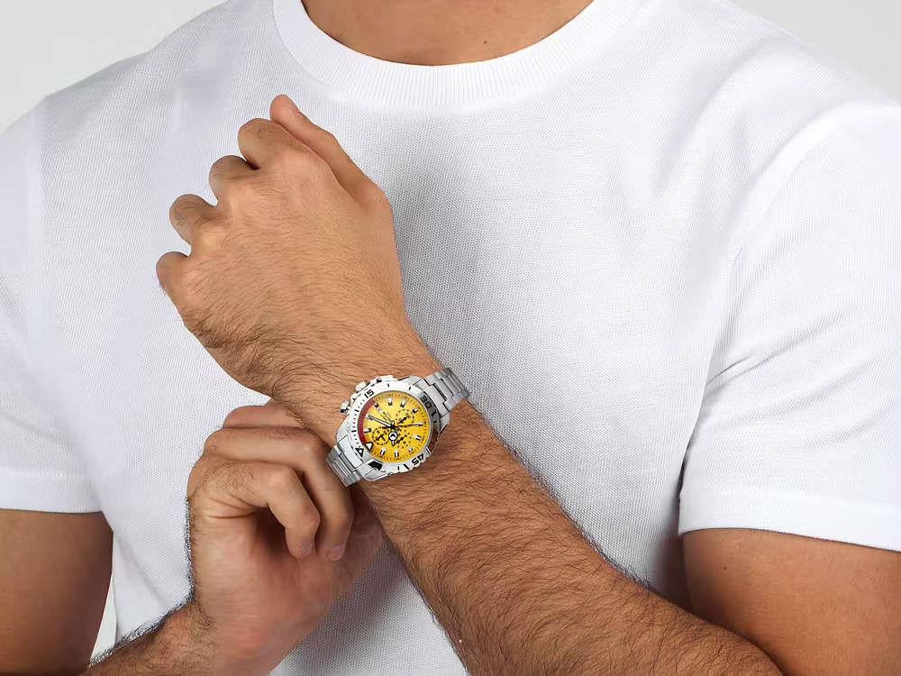 Sector No Limits Legend Quartz Watch, Yellow, 43 mm, R3273735002