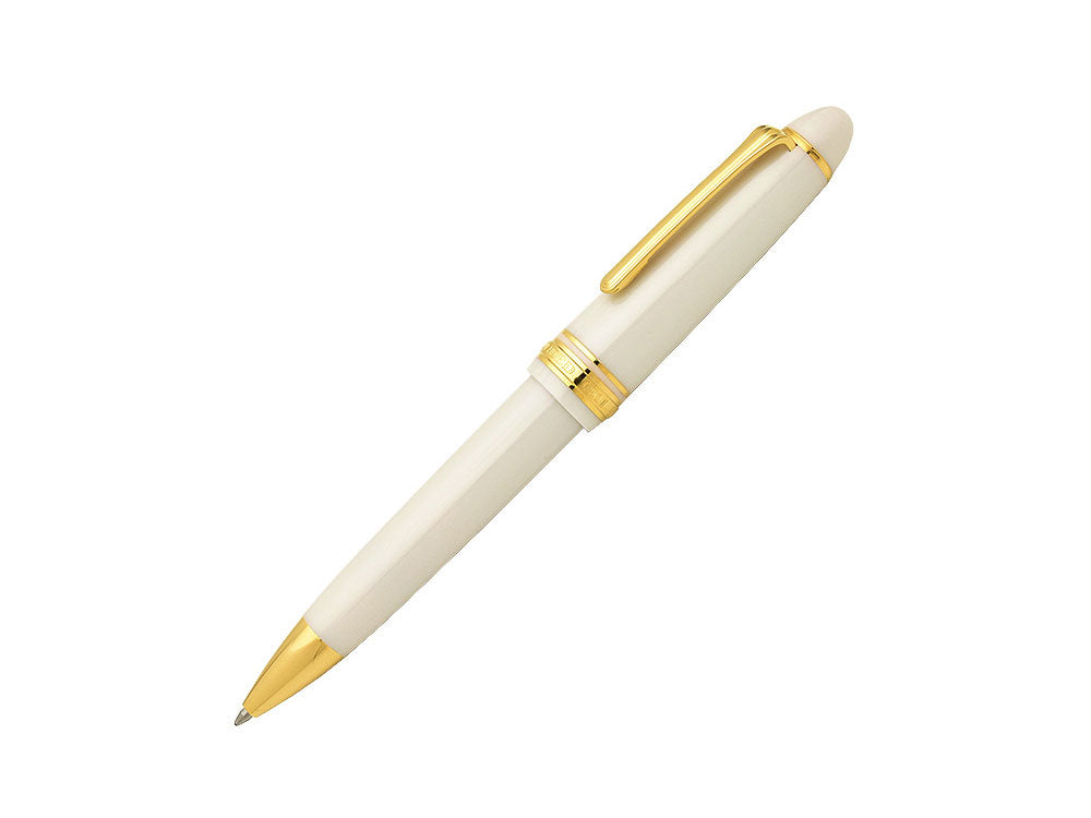 Sailor 1911 Large Series Ballpoint pen, White, Gold Trim, 16-1009-610