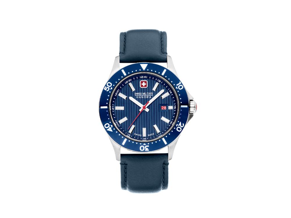 Swiss Military Hanowa Land Flagship X Quartz Watch, Blue, SMWGB2100607