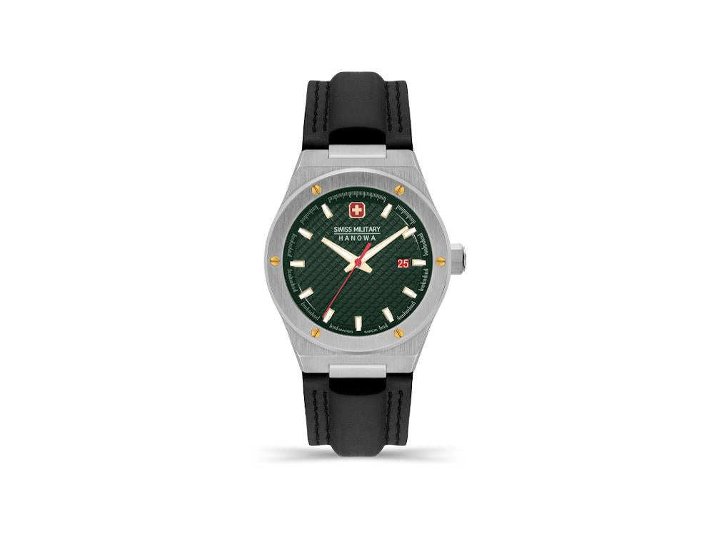 Swiss Military Hanowa Land Sidewinder Quartz Watch, Green, 43 mm, SMWGB2101602