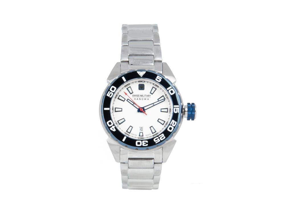 Swiss Military Hanowa Scuba Diver Lady Quartz Watch, White, 6-7323.04.001