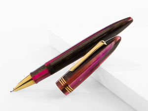 Tibaldi Bononia Zany Brown Rollerball pen, 18k Gold trim, BNN-108-RB