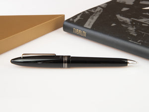 Tibaldi Bononia Rich Black Ballpoint pen, Black, Palladium trim, BNN-237-BP