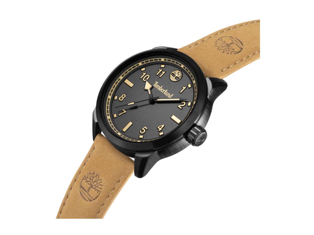 Timberland Small Henniker Quartz Watch, Metal, Black, 44 mm, TDWGA0109701