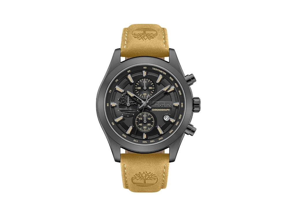 Timberland Ashmont Quartz Watch, Black, 44 mm, Leather strap, TDWGF0095102