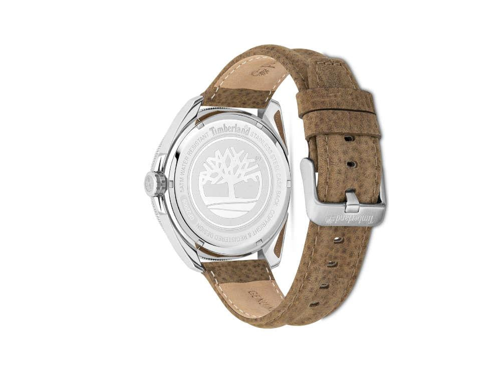 Timberland Fairhill Quartz Watch, Blue, 44 mm, Leather strap, TDWGF2200903