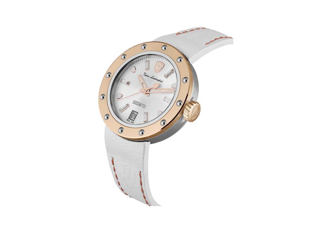 Tonino Lamborghini Cuscinetto Quartz Watch, White, 38 mm, TLF-A05-5