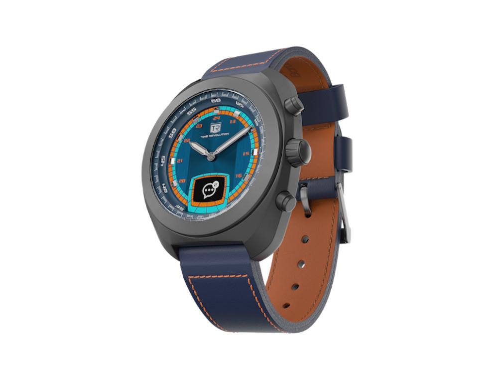 Time Revolution Hybrid 01 Aurora PVDHybrid Watch, Blue, 42 mm, TR01.4B-1