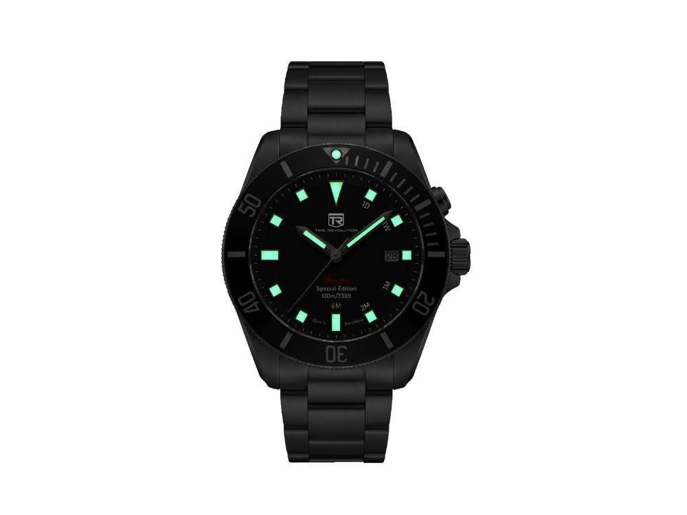Time Revolution TRmatic Aqua Automatic Watch, 42 mm, Turquoise, TR02.03MB