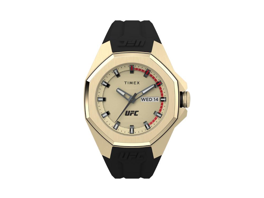 Timex UFC Quartz Watch, Black, 44 mm, TW2V57100