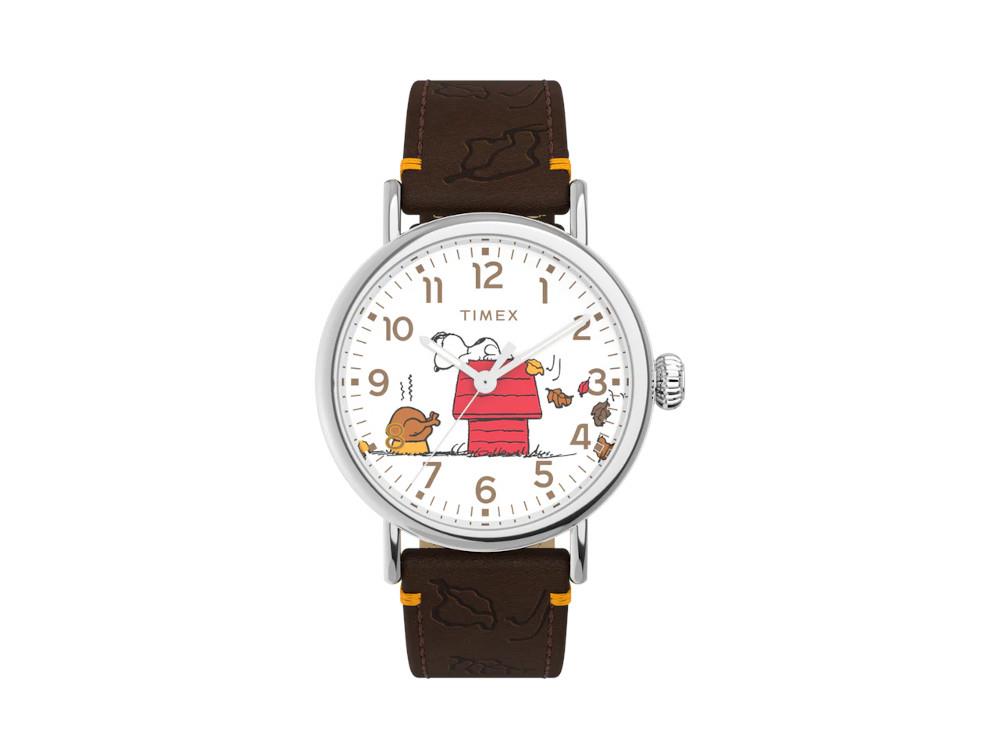 Timex Standard Thanksgiving Quartz Watch, White, 40 mm, TW2W44300