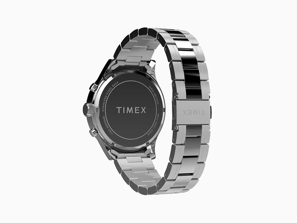 Timex Trend Dress Chronograph Quartz Watch, Black, 43mm, TW2Y01400