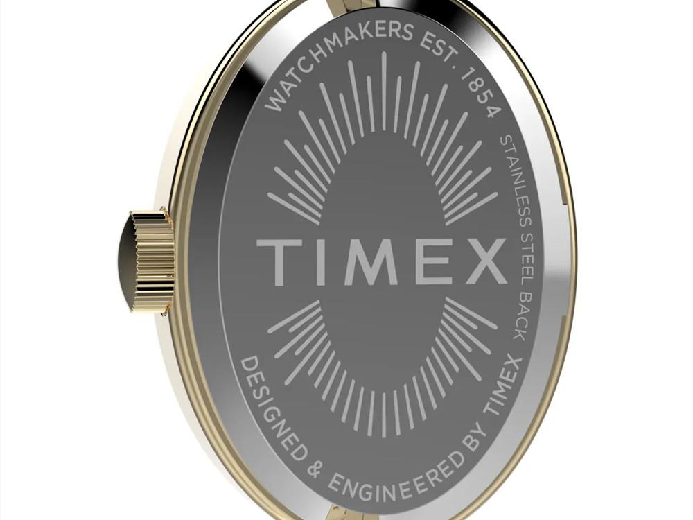 Timex Cavatina Quartz Watch, Brass, White,19mm, TW2Y26800