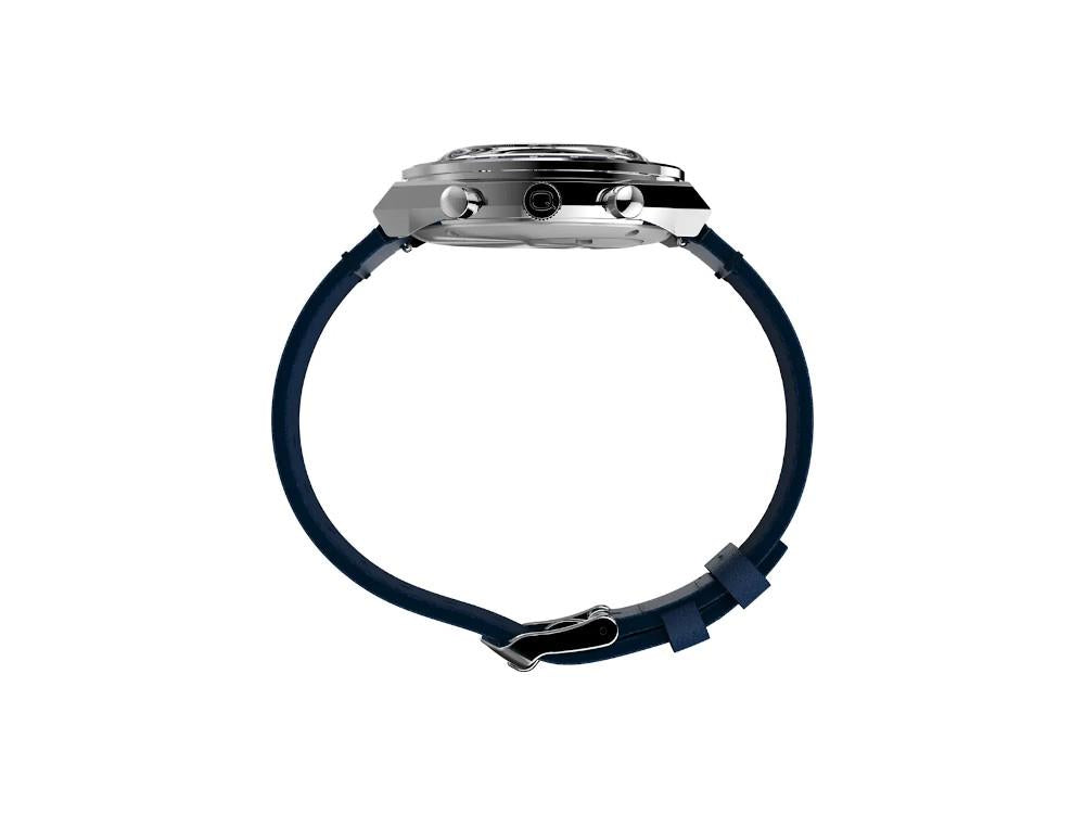 Timex Q Chrono Quartz Watch, Blue, 40 mm, Chronograph, TW2Y36100