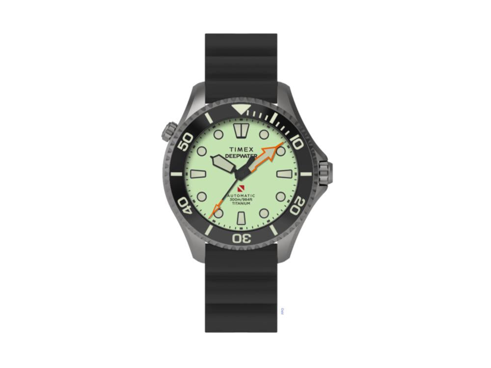 Timex DeepWater Meridian 300 HEV Automatic Watch, Titanium,  44 mm, TW2Y48300
