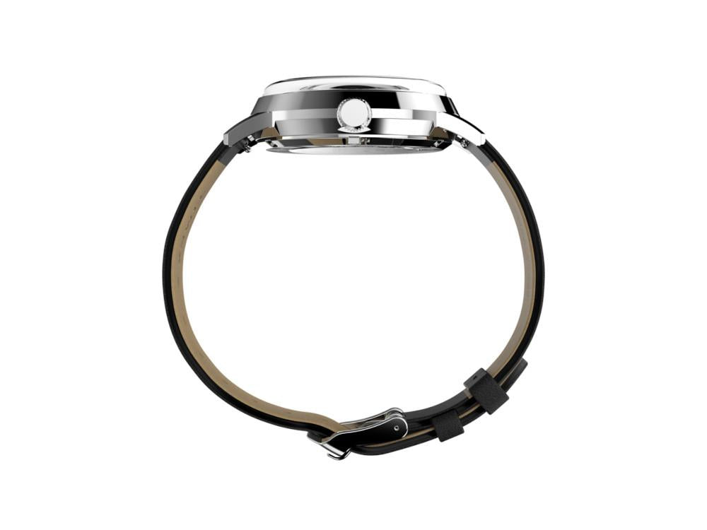 Timex Marlin Peanuts x Football/Soccer Automatic Watch, Silver, 40 mm, TW2Y53800