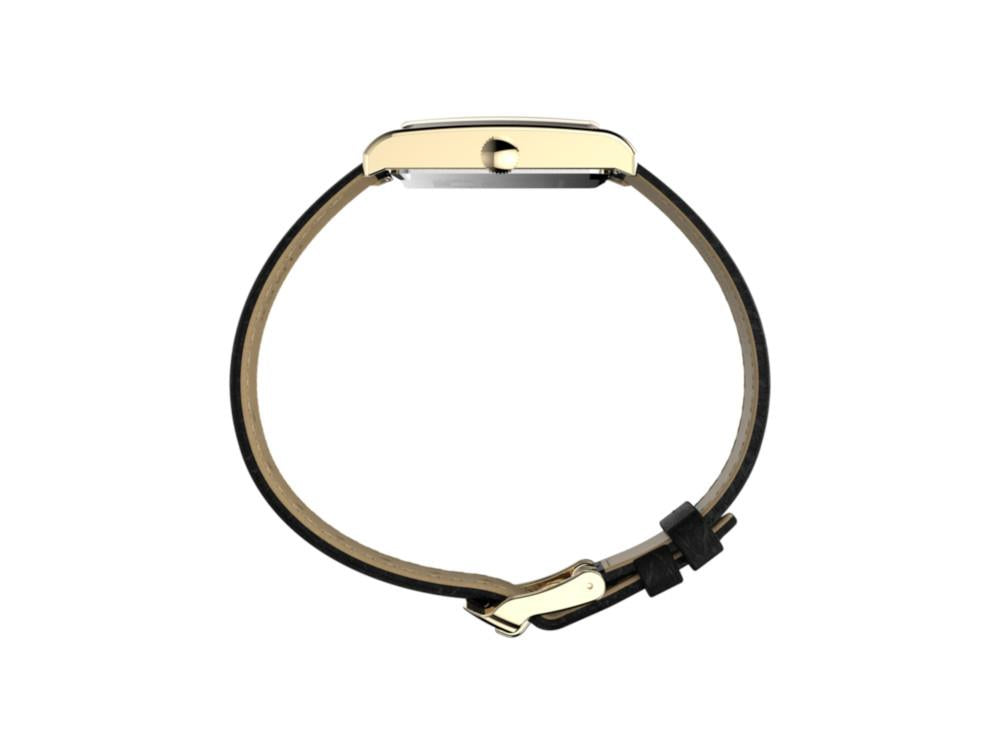 Timex 1976 Dress Rectangle Reissue Quartz Watch, White, TW2Y56200