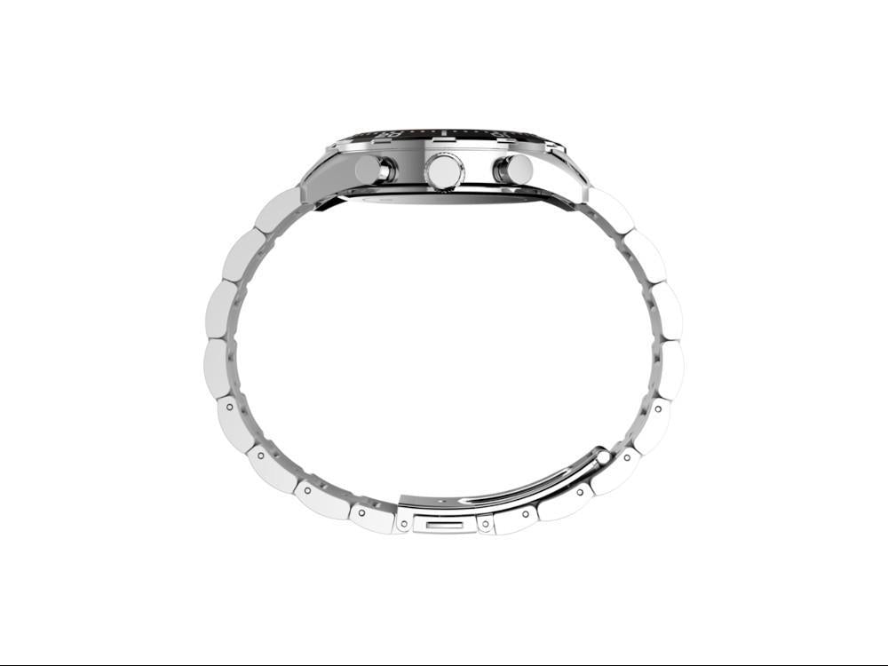 Timex Trend Ridgefield Quartz Watch, Black, 42 mm, Chronograph, TW2Y56900