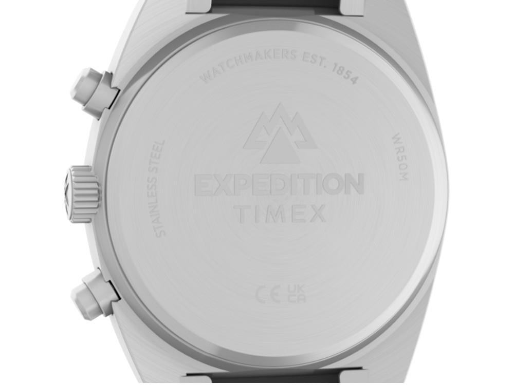 Timex Expedition Capstone Chrono Quartz Watch, Black, 41 mm, TW2Y61200