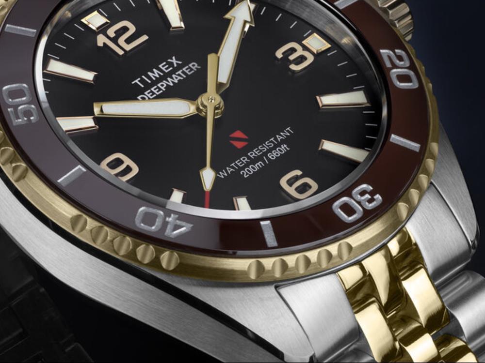Timex DeepWater Arctic Quartz Watch, Black, 40.5 mm, TW2Y64700