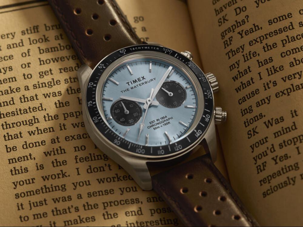 Timex The Waterbury Quartz Watch, Blue, 39 mm, Chronograph, TW2Y70600