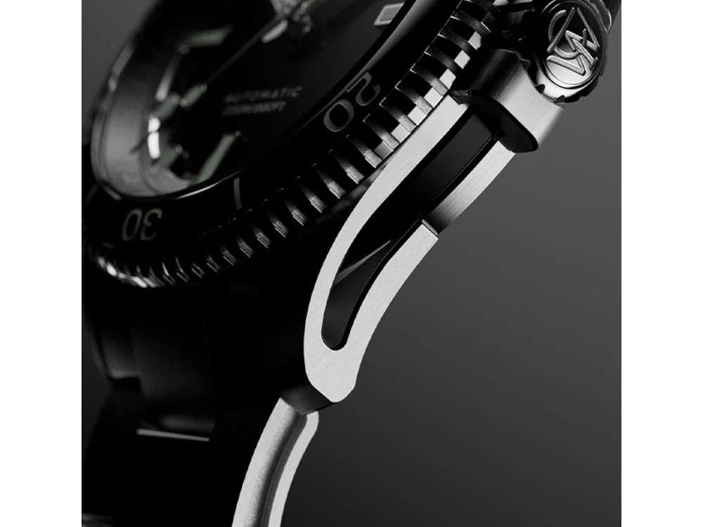 Timex Atelier Marine M1a Automatic Watch, Black, 41 mm, TW2Y72500
