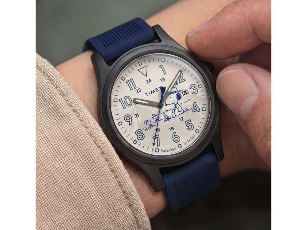 Timex Peanuts Expedition Acadia Quartz Watch, Resin, 40 mm, TW2Y84700
