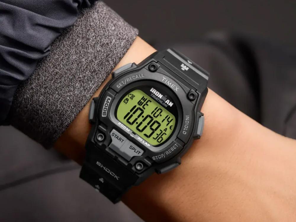 Timex Ironman Shock Endure Quartz Watch, Black, 42 mm, TW5M64800