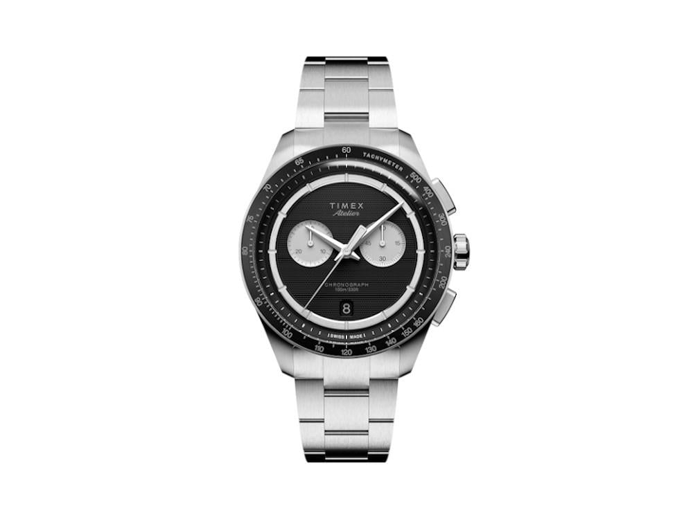 Timex Atelier Chronograph Quartz M1q Watch, Black, 40 mm, TW6A06900