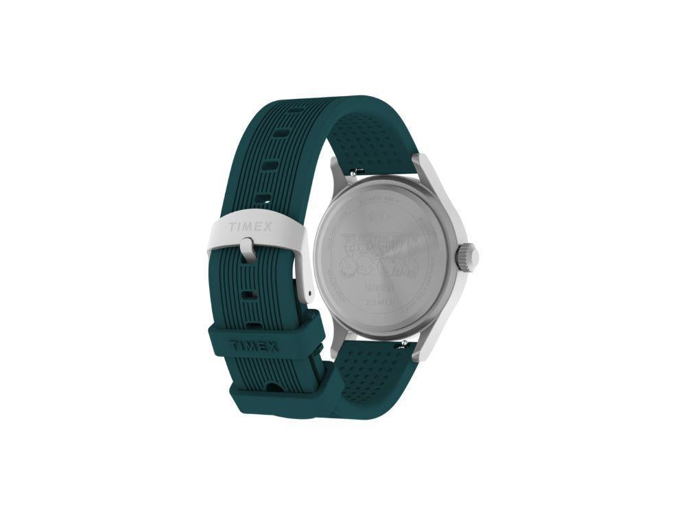 Timex Peanuts Time Expedition Scout Quartz Watch, Brass, Blue, 40 mm, TW2Y84800