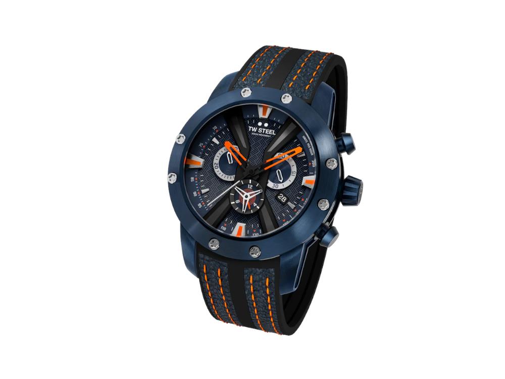 TW Steel WRC Quartz Watch Blue 47 mm Limited Edition GT11