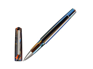 Tibaldi Infrangibile Peacock Blue Rollerball pen, Resin, Blue, INFR-358-RB