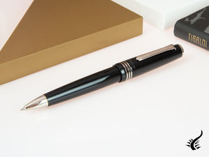 Tibaldi Nº60 Rich Black Ballpoint pen, Resin, Black, Palladium trim, N60-237-BP
