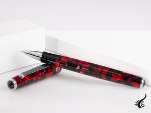 Tibaldi Nº60 Ruby Red Rollerball pen, Resin, Red, Palladium, N60-227-RB