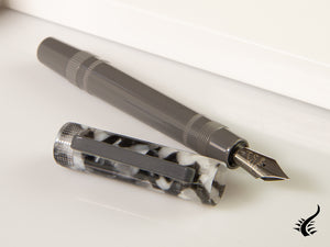 Tibaldi Perfecta Stonewash Grey Fountain Pen, Resin, Grey, PFC-780-FP