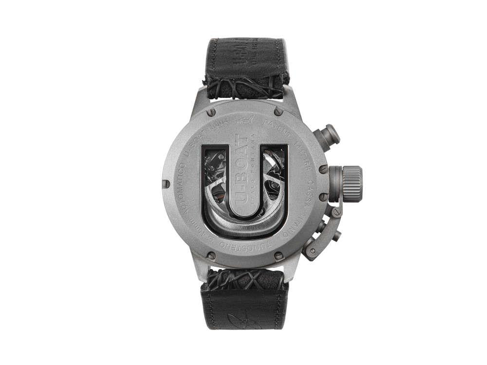 U-Boat Classico Automatic Watch, Titanium, Black, 45 mm, Limited Edition, 3004