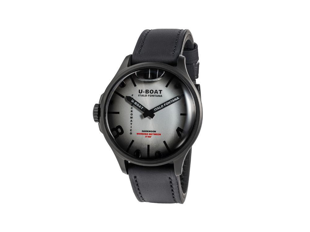 U-Boat Capsoil Darkmoon Kama PVD Quartz Watch, 46.5 mm, Grey, 3339