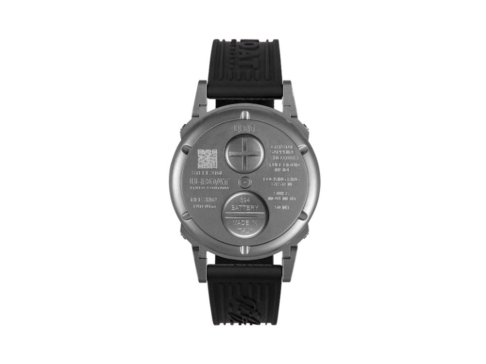 U-Boat U-65 SS Aqua Quartz Watch, 44 mm, 3352