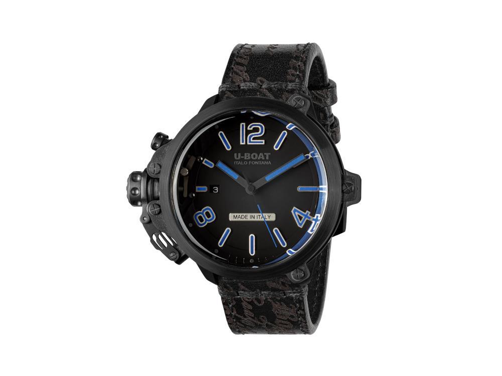 U Boat Capsule Automatic Watch PVD 50 mm Black Limited Edition 88 Iguana Sell UK