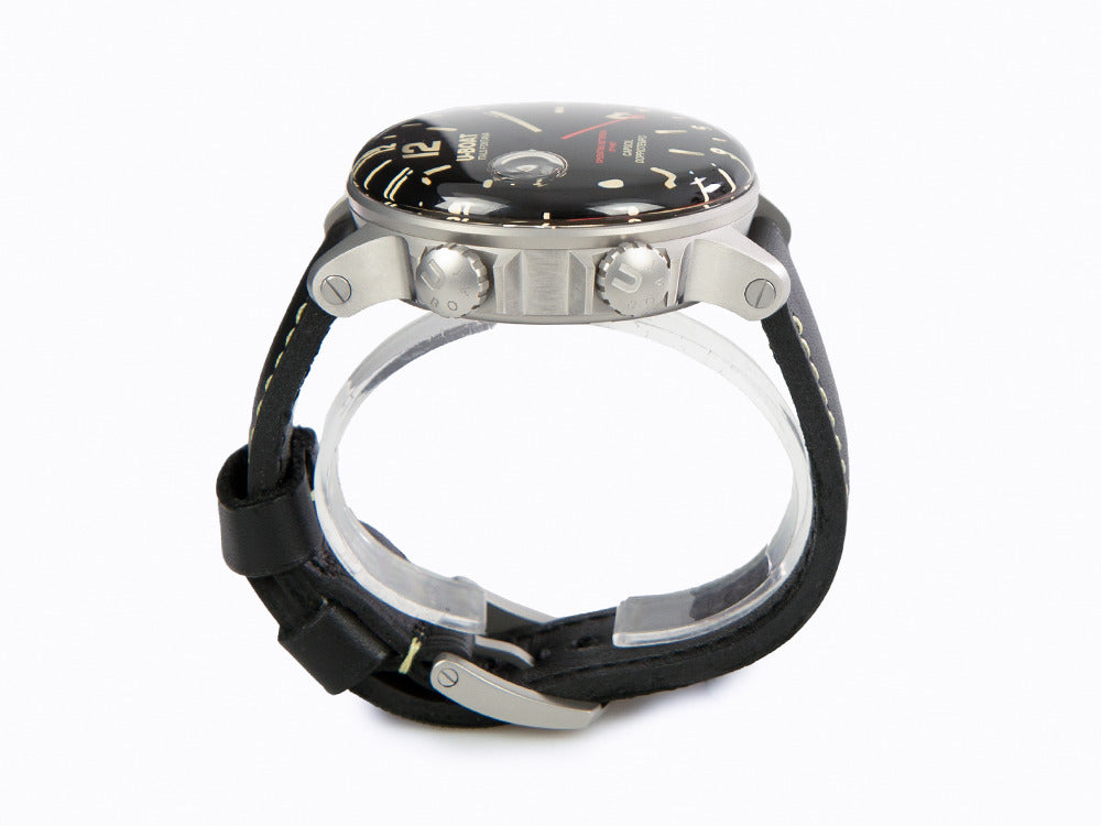 U-Boat Capsoil Doppiotempo Quartz Watch, 55 mm, Black, 9672