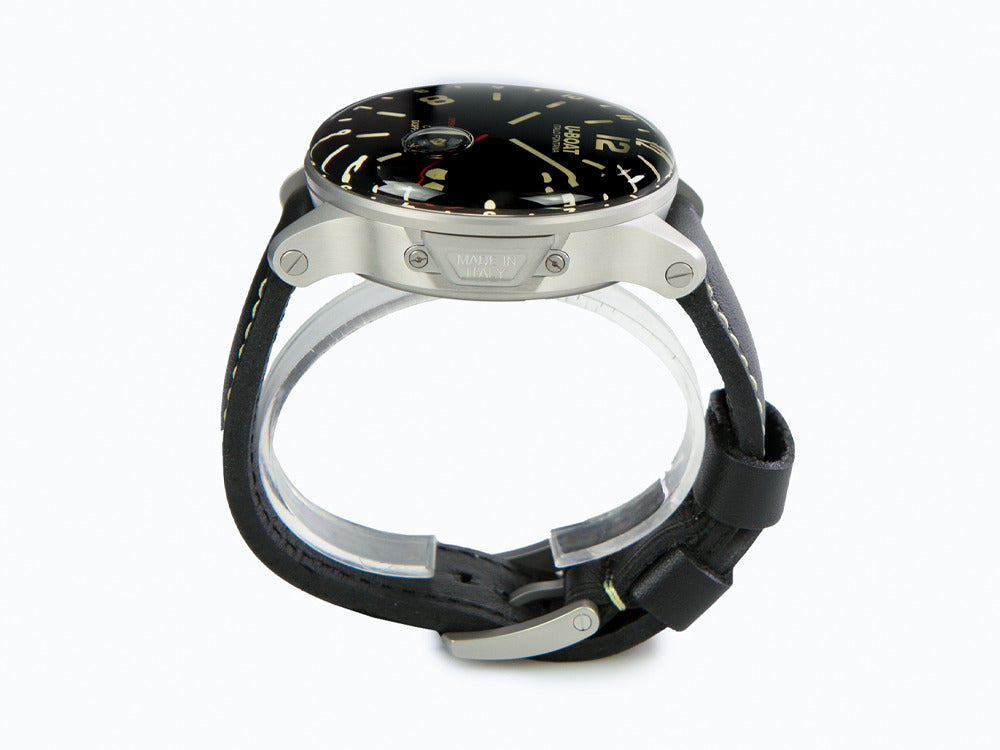U-Boat Capsoil Doppiotempo Quartz Watch, 55 mm, Black, 9672