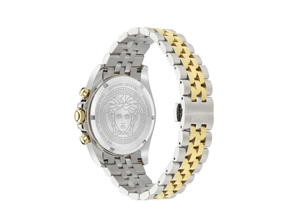 Versace Greca Chrono Wave Quartz Watch, Green, 43 mm, VE0H00425