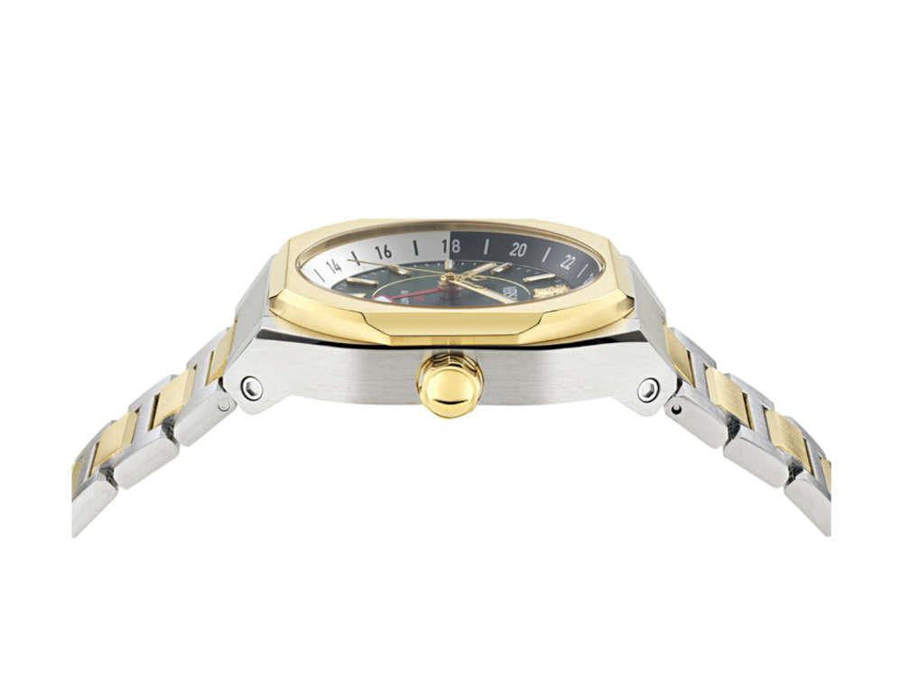 Versace V-Contempo GMT Automatic Watch, Green, 40mm x 48,3mm, VE0I00325