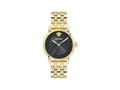 Versace Albireo Quartz Watch, Recycled Steel, Black, 40 mm, VE0T00525